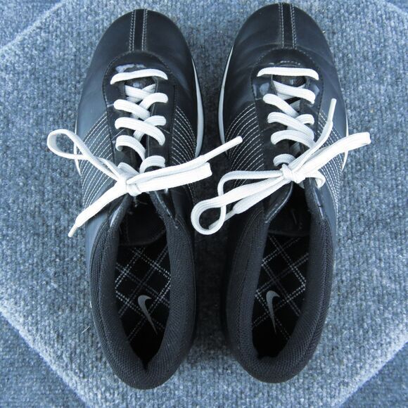 Nike Golf Cleats Women Sneaker Shoes Black Synthetic Lace Up Size 7.5 Medium‎ - Picture 6 of 10